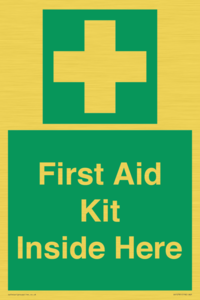 First Aid Kit Inside Here